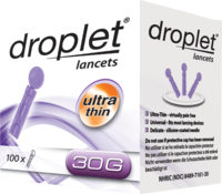 OMRON droplet lancets ultra thin 30 G